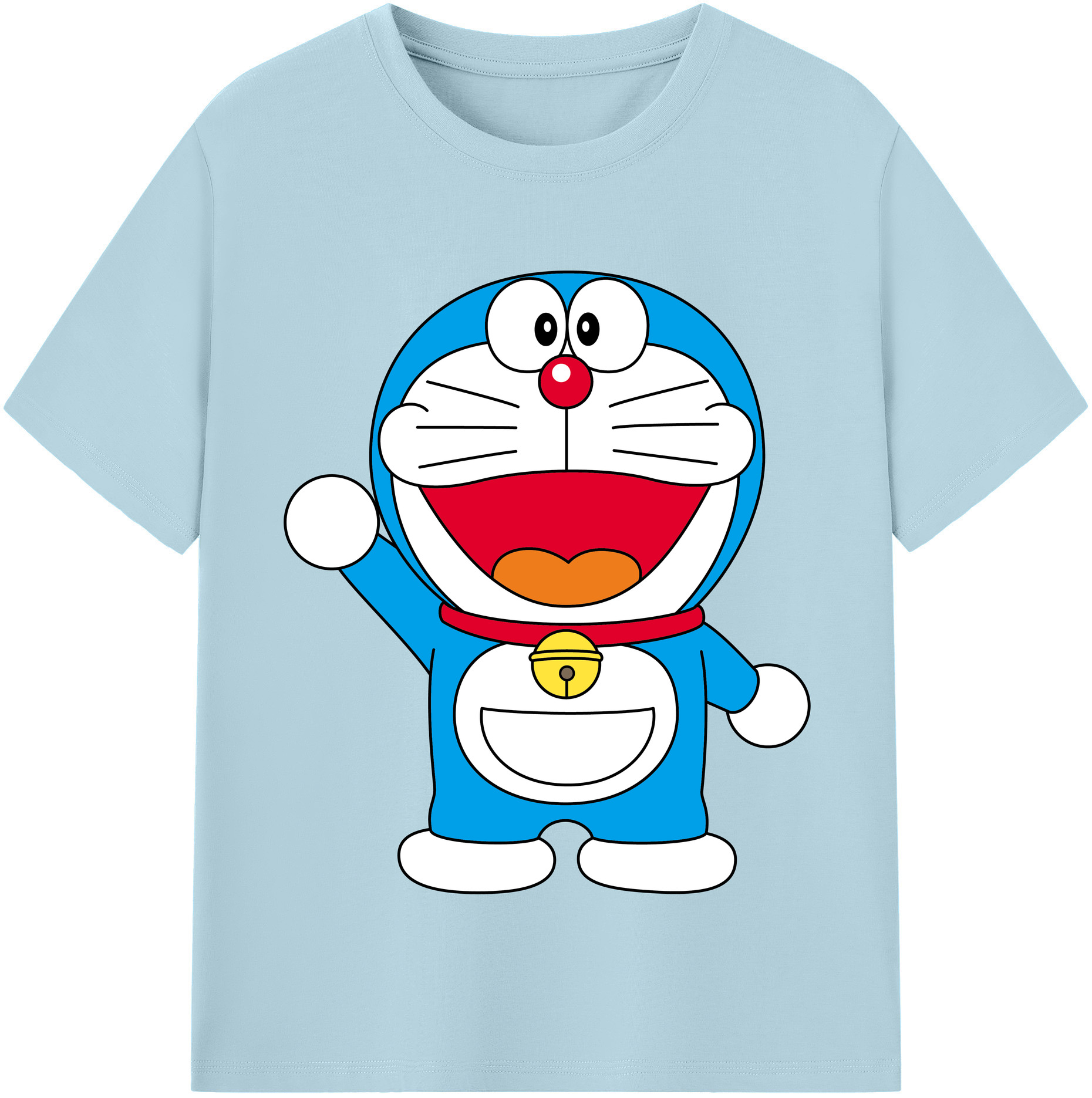 （画像用） ドラえもん Doraemon 綿100％半袖Tシャツ（フロントプリント）